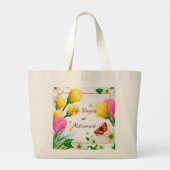 退職用トートバッグ ラージトートバッグ (裏面)