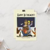 退職用フラットカード カード (正面/裏面インサイチュ)