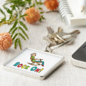 退職用ロッキングチェア キーホルダー (側面)