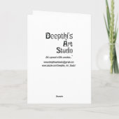 退職祝いのメモ カード (裏面)