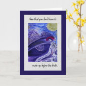 退職祝いのメモ カード (黄色い花)