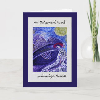 退職祝いのメモ カード