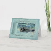 退職祝いウッズレイク カード (正面)