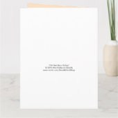 退職祝いオールドレッドバーンビッグジャンボ カード (裏面)