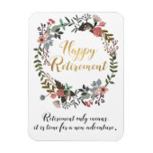 退職祝いギフト マグネット (縦)