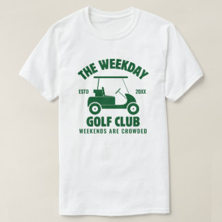 退職祝いギフト  平日のゴルフクラブ Tシャツ
