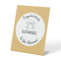 退職祝いパーソナライズされたパーティー