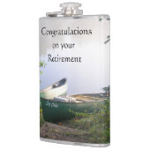 退職祝い次の冒険 フラスク (左)