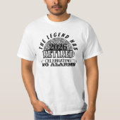 退職祝い Tシャツ (正面)