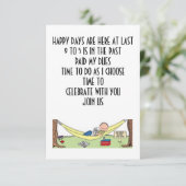 退職祝はYOU-招待状 招待状 (スタンド正面)