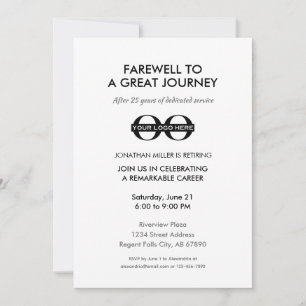 退職祝賀会招待状 招待状