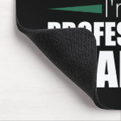 退職私は再試行されないプロフェッショナル マウスパッド (コーナー)