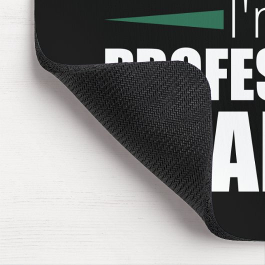 退職私は再試行されないプロフェッショナル マウスパッド (コーナー)