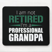 退職私は再試行されないプロフェッショナル マウスパッド (正面)