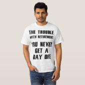 退職笑わされるT型 Tシャツ (正面フル)