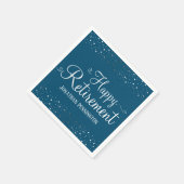 退職紙吹雪ナプキン スタンダードカクテルナプキン (角)