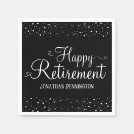 退職紙吹雪 スタンダードカクテルナプキン