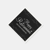 退職紙吹雪 スタンダードカクテルナプキン (角)