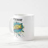 退職素晴らし コーヒーマグカップ (正面左)