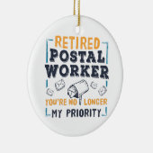 退職者が自分の優先順位ではない退職した セラミックオーナメント (右)