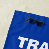 退職者のためのユーモアのあるな引用文のおもしろいなビーチタオル ビーチタオル (インサイチュ)