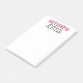 退職者のユーモアのある仕事リスト ポストイット (アングル)