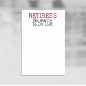 退職者のユーモアのある仕事リスト ポストイット