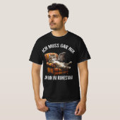 退職者は何もする必要なし 猫好きな人へのプレゼント Tシャツ (正面フル)