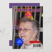 退職者マガジン 招待状 (正面/裏面)