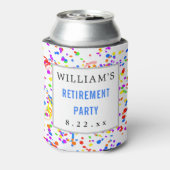 退職者好意のモダンタイポグラフィ 缶クーラー (缶裏面)