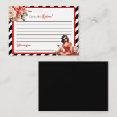 退職者退職したカードの凡例ピンナップアドバイス ノートカード (正面/裏面)