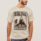 退職計最高の画おもしろい Tシャツ (正面)