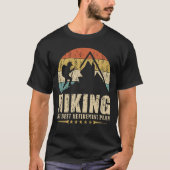 退職計最高の画ヴィンテージレトロ夕日 Tシャツ (正面)