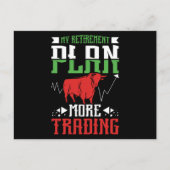 退職計画の詳細な取引 ポストカード (正面)