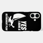 退職計画カタマラントラペーズ帆走隊長 Case-Mate iPhoneケース (裏面 (横))