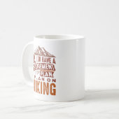 退職計画キャンプ コーヒーマグカップ (正面左)