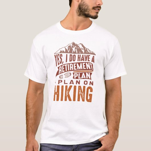 退職計画キャンプ Tシャツ (正面)