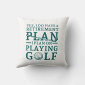 退職計画ゴルフ クッション (裏面)