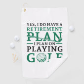 退職計画ゴルフ ゴルフタオル (インサイチュ)
