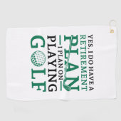 退職計画ゴルフ ゴルフタオル (横)