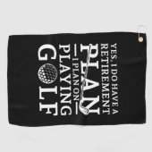 退職計画ゴルフ ゴルフタオル (横)