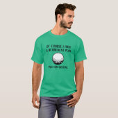 退職計画ゴルフ Tシャツ (正面フル)