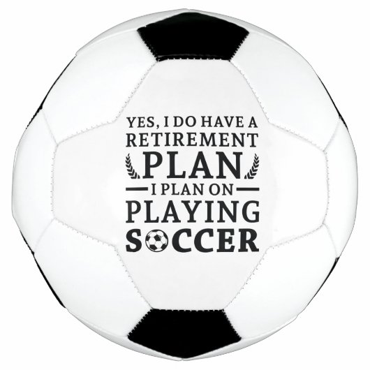 退職計画サッカー サッカーボール (正面)