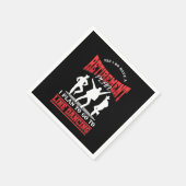 退職計画ライン踊りカウボーカントリーミュージック スタンダードカクテルナプキン (角)