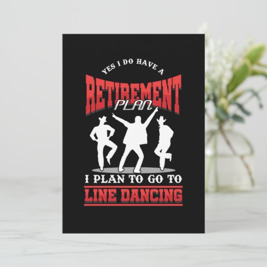 退職計画ライン踊りカウボーカントリーミュージック 招待状 (スタンド正面)