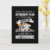 退職計画旅行オンモーターホーム カード (黄色い花)