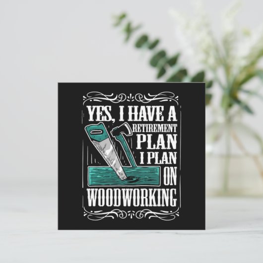 退職計画木工大工に行く予定 招待状 (スタンド正面)