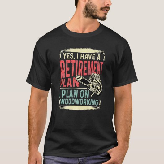 退職計画立案者 Tシャツ (正面)
