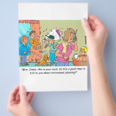 退職計画 チラシ (手)