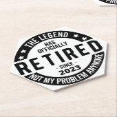 退職計画 ペーパーコースター (アングル)